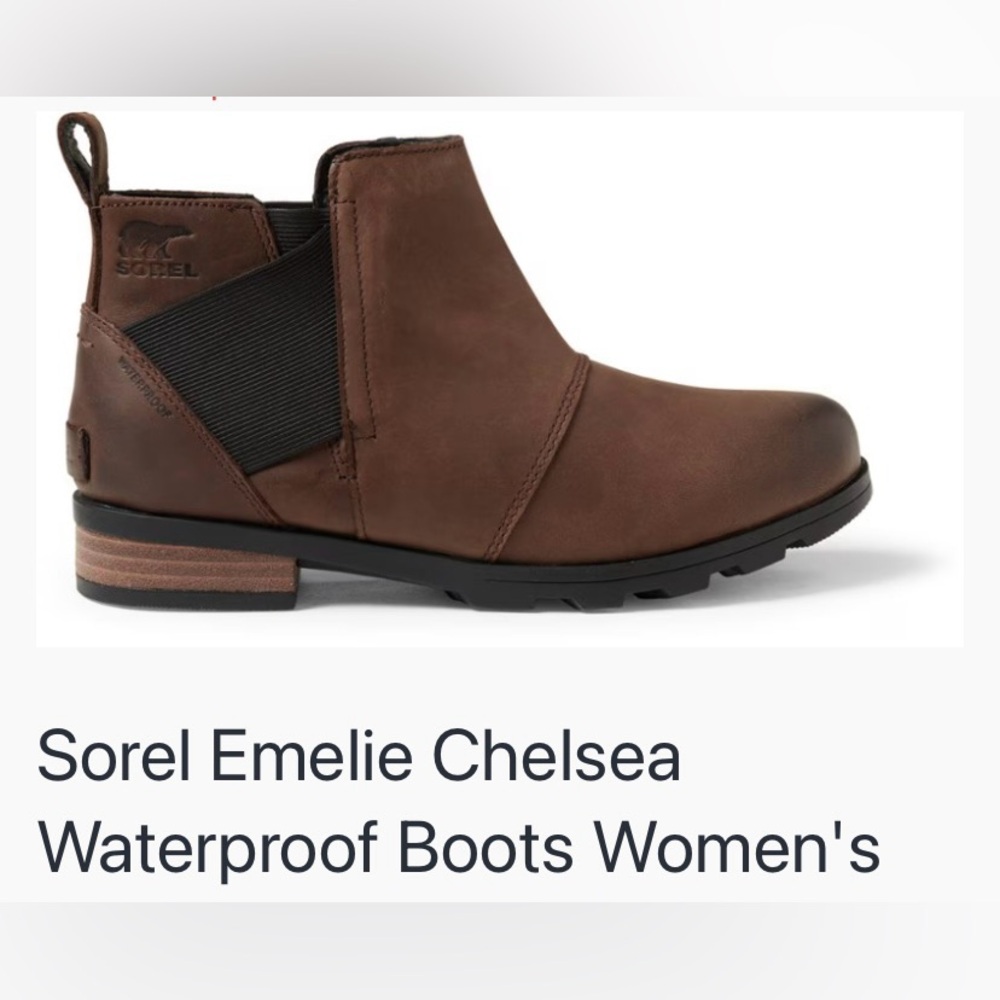 Sorel Women's Emelie Chelsea Waterproof Boots - Brown